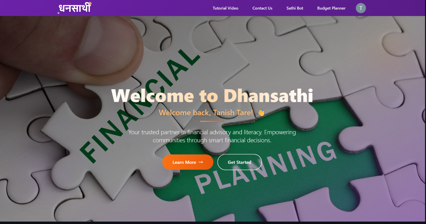 Dhansathi - Financial Empowerment Platform