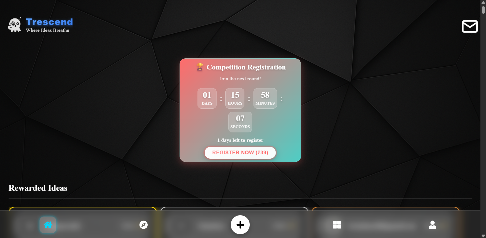 Trescend - An Idea sharing Platform
